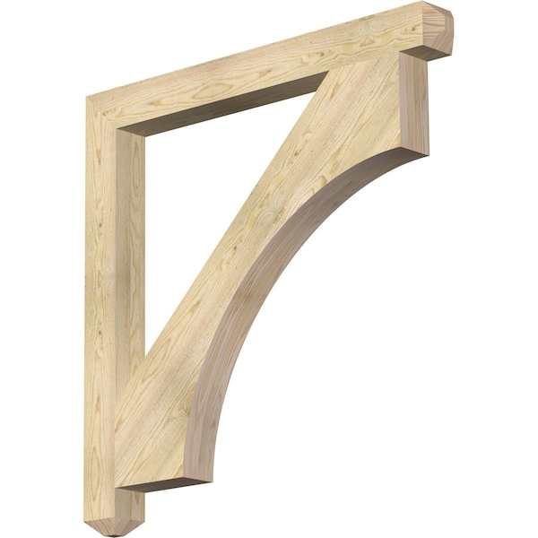 Ekena Millwork Westlake Craftsman Rough Sawn Bracket, Douglas Fir, 4"W x 42"D x 42"H BKT04X42X42WTL04RDF - main
